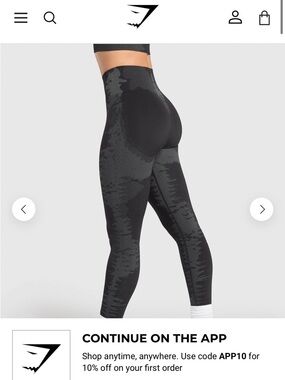 Gymshark cage seamless leggings small